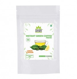 Kausmii Nature's Instant Green Coffee Premix Lemon Flavour  Pack  100 grams